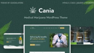 Cania v1.0.3 Marijuana Medical WordPress