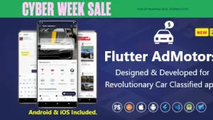 Flutter AdMotors For Car Classified BuySell iOS and Android App with Chat v2.6