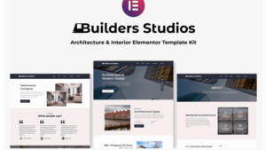 5Builders Studios - Architecture & Interior Elementor Template Kit