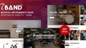 7Band v1.0.0 Musical Instruments Shop Shopify Theme