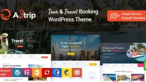 A3trip (v1.8.0) Tours & Travels WordPress Theme