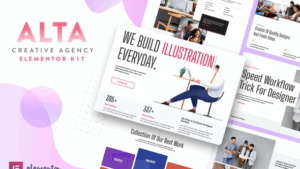 ALTA - Creative Agency Elementor Template Kit