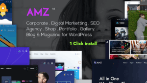 AMZ v1.0 All in One Creative WordPress Theme