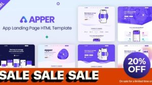 APPER App Landing Page HTML Template 9 Nov 2022