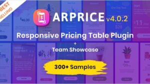 ARPrice (v4.2.1) WordPress Pricing Table Plugin [Activated]