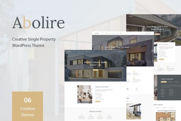 Abolire (v1.0.23) Single Property WordPress Theme