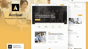 Accounta - Accounting Firm Elementor Template Kit