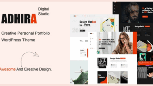 Adhira v2.0.1 Creative Agency Portfolio WordPress Theme