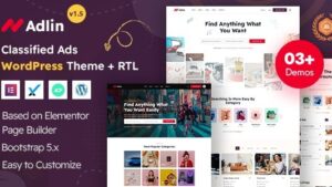 Adlin (v2.1) Classified Ads Listing WordPress Theme