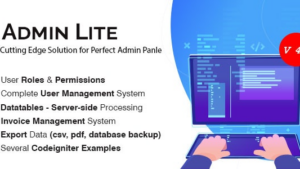 Admin Lite v4.0 PHP Admin Panel + User Management