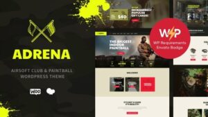 Adrena (v1.2.13) Airsoft Club & Paintball WordPress Theme