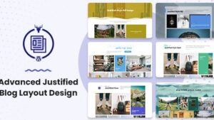Advanced Justified Blog Layout Design v1.0.0