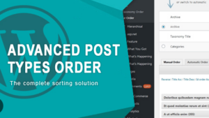 Advanced Post Types Order v5.3.2 [Activated*]