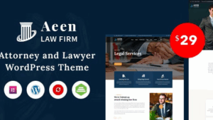 Fixed* Aeen v1.8.1 - Attorney and Lawyer WordPress Theme