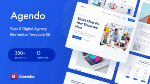 Agendo - Digital Agency & Creative Elementor Template Kit