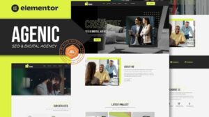 Agenic - Creative SEO & Digital Agency Elementor Template Kit