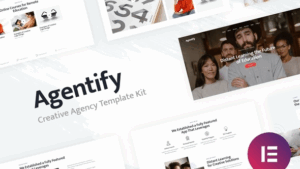 Agentify - Personal Portfolio for Creatives Elementor Template Kit