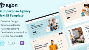 Agon (v6.0) Multipurpose Agency NextJS Template
