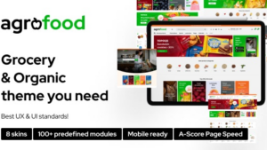 Agrofood (v1.3.7) Elementor WooCommerce WordPress Theme