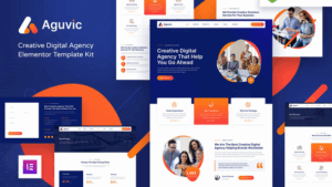 Aguvic - Creative Digital Agency Elementor Template Kit