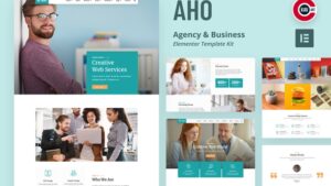 Aho - Agency & Business Elementor Template Kit