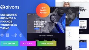 Aivons (v1.2.1) Business Consulting WordPress Theme