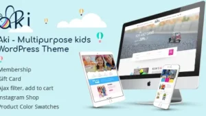 Aki (v2.1.3) Multipurpose Kids WordPress Theme