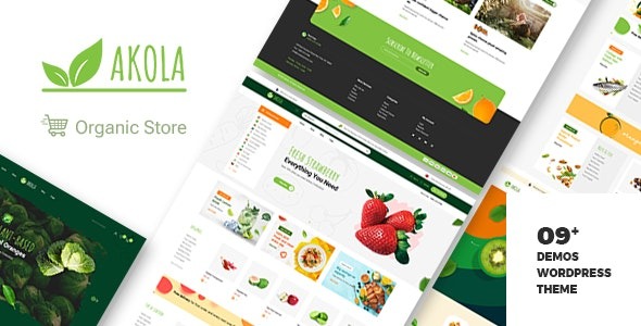 Akola (v1.2.8) Organic & Food Store WordPress Theme