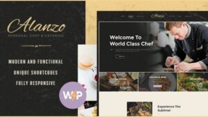 Alanzo (v1.2.2) Personal Chef & Catering WordPress Theme