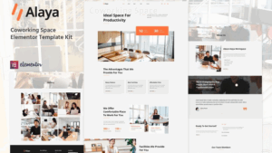 Alaya - Coworking Space Elementor Template Kit