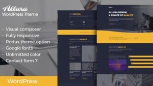 Allura v2.0 Portfolio WordPress Theme
