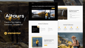 Altours - Travel & Tour Agency Elementor Template Kit