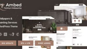Ambed v1.1 Wallpapers & Painting Services WordPress Theme