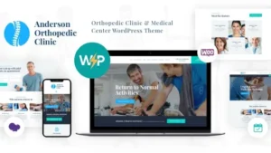 Anderson v1.4.5 Orthopedic Clinic & Medical Center WordPress Theme
