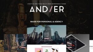 Andier v1.2.2 Responsive One & Multi Page Portfolio Theme