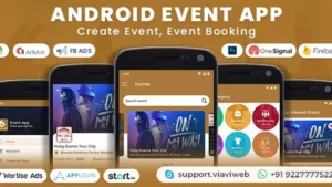 Android Event App v5.0 (Create Event, Event Booking)