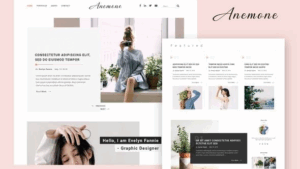 Anemone - Blog & Magazine Elementor Template Kit