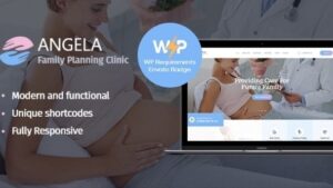 Angela (v1.3.3) Family Planning Clinic WordPress Theme