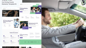 Anterin - Car Driving Course Elementor Template Kit