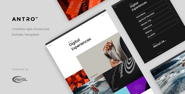 Antro v1.0 Creative Portfolio Template