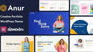 Anur (v1.0.4) Portfolio WordPress Theme