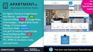 Apartment WP (v3.6) Real Estate Responsive WordPress Theme