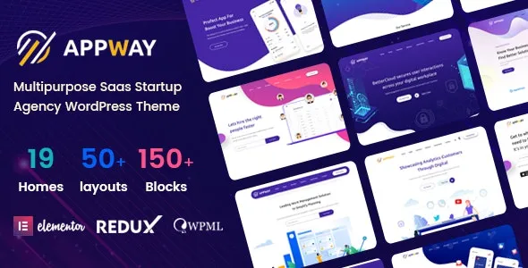 Appway (v.1.2) Saas & Startup WordPress主题 + RTL支持