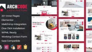 Archcode v1.3 Architect Design WordPress Theme