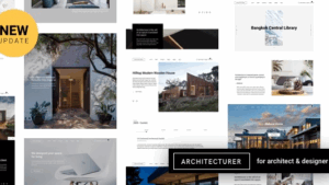 Architecturer (v3.9.1) WordPress for Interior Designer [Activated]