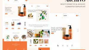 Archivo - Beauty Cosmetics & Skincare Elementor Template Kit