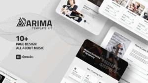 Arima - Musical Symphony Elementor Template Kit