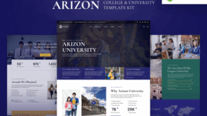 Arizon – College & University Elementor Template Kit