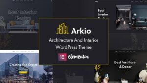 Arkio (v1.0.4) Architecture & Interior WordPress Theme