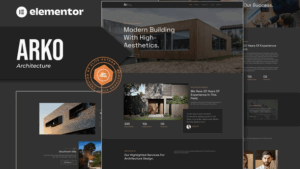 Arko - Architecture Elementor Template Kit